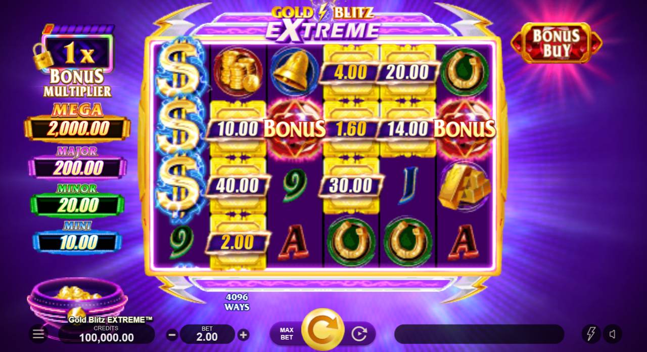 Gold Blitz Extreme (Fortune Factory Studios) Image 2